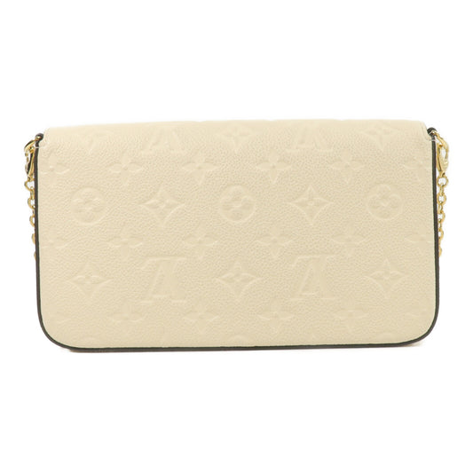 LOUIS VUITTON Monogram Empreinte Pochette Felicie鏈帶肩背袋