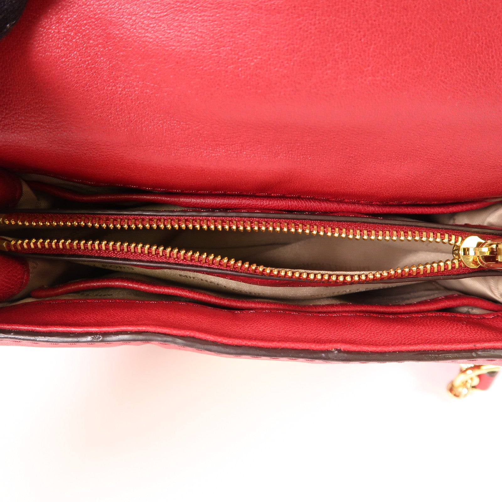 Michael Kors 羊皮皮革Shoulder Bag金扣鏈帶肩背袋