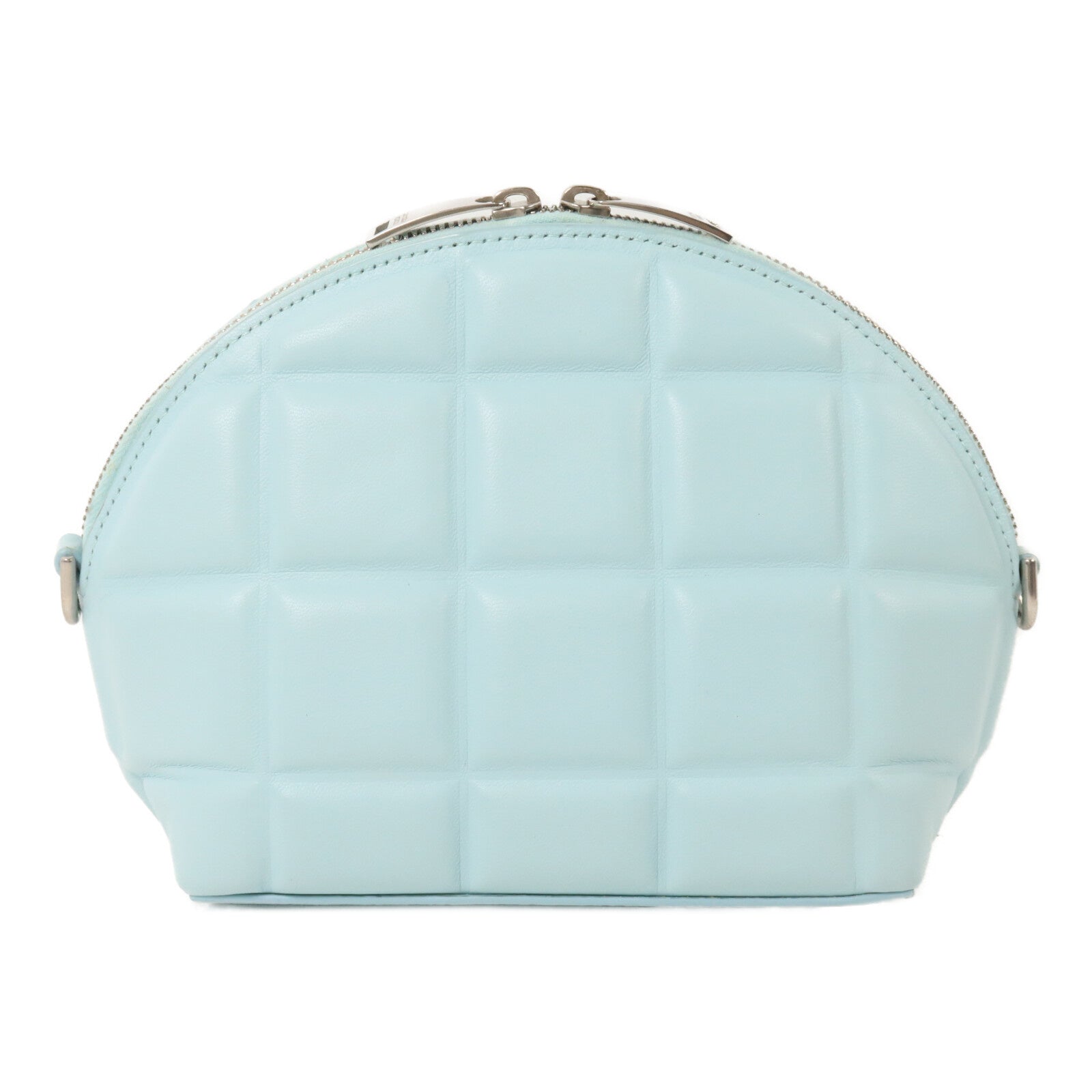 BOTTEGA VENETA 羊皮皮革Moon Padded鏈帶肩背袋