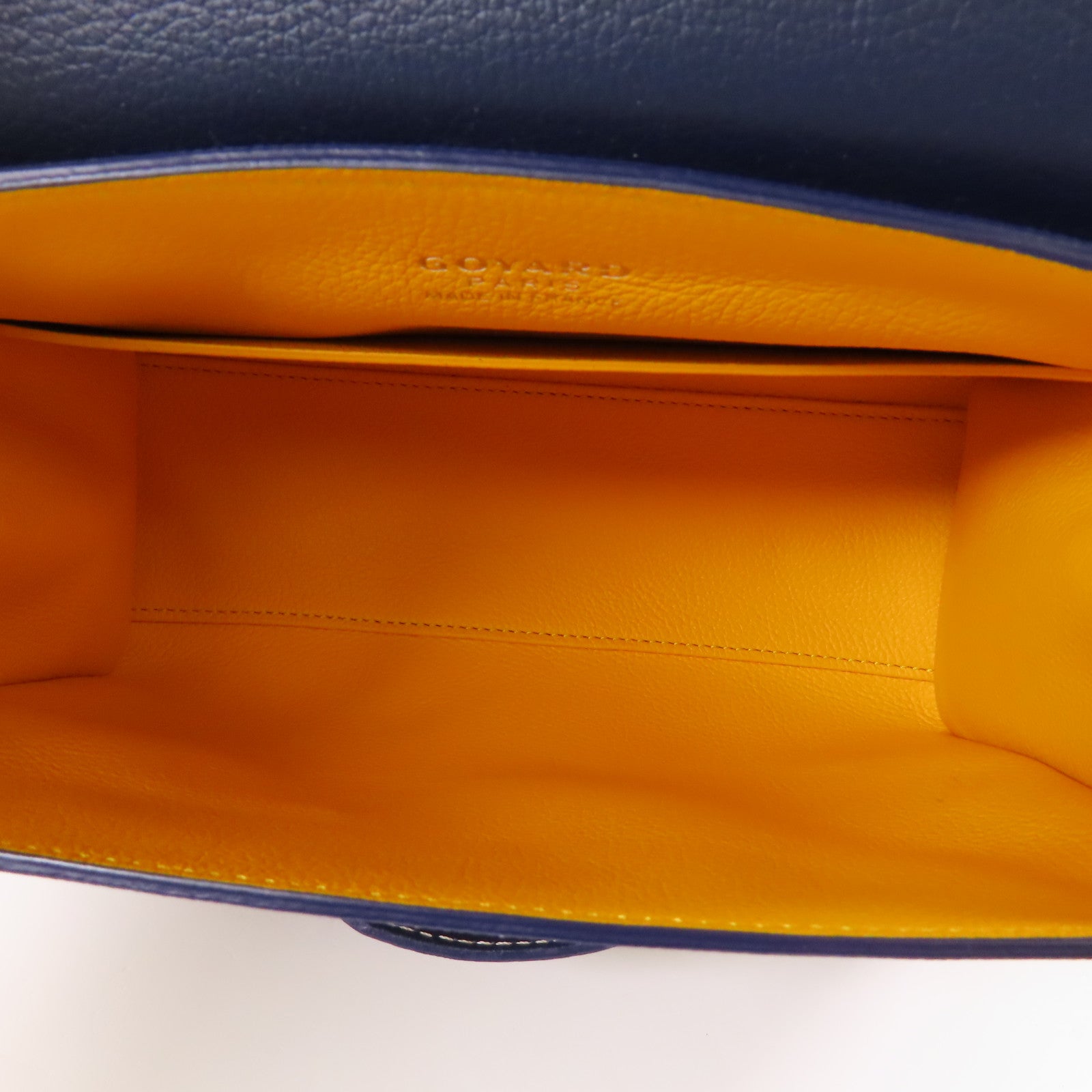 GOYARD SHW Saigon Souple Mini 2 Way Bag SAIGONMINTY07CL07P Coated Canvas Navy