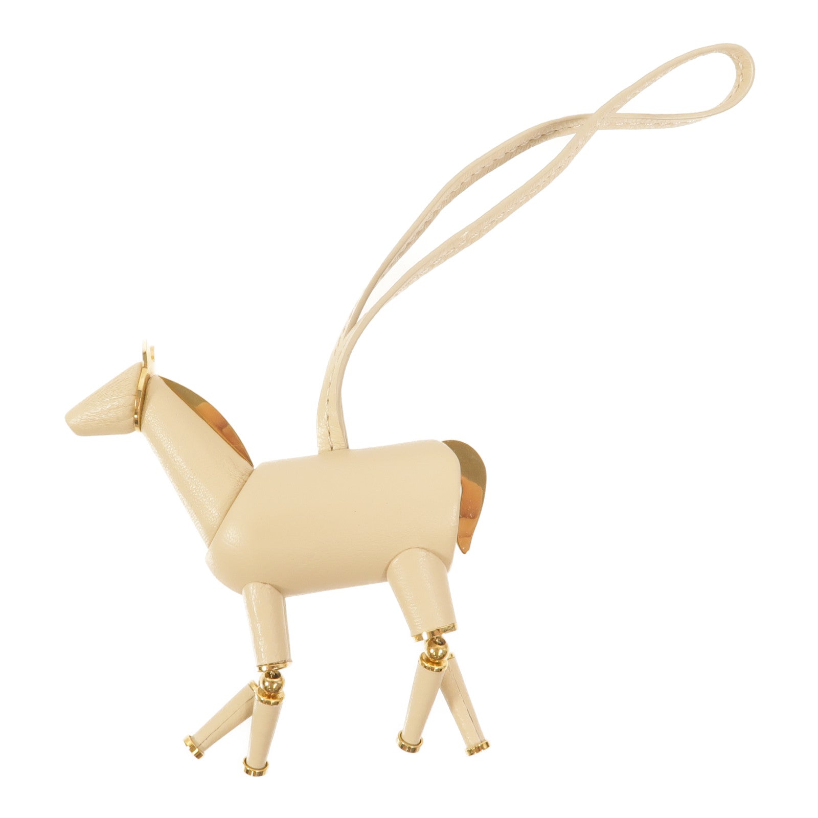 Loro Piana 牛皮皮革/金屬Llama Charm掛飾