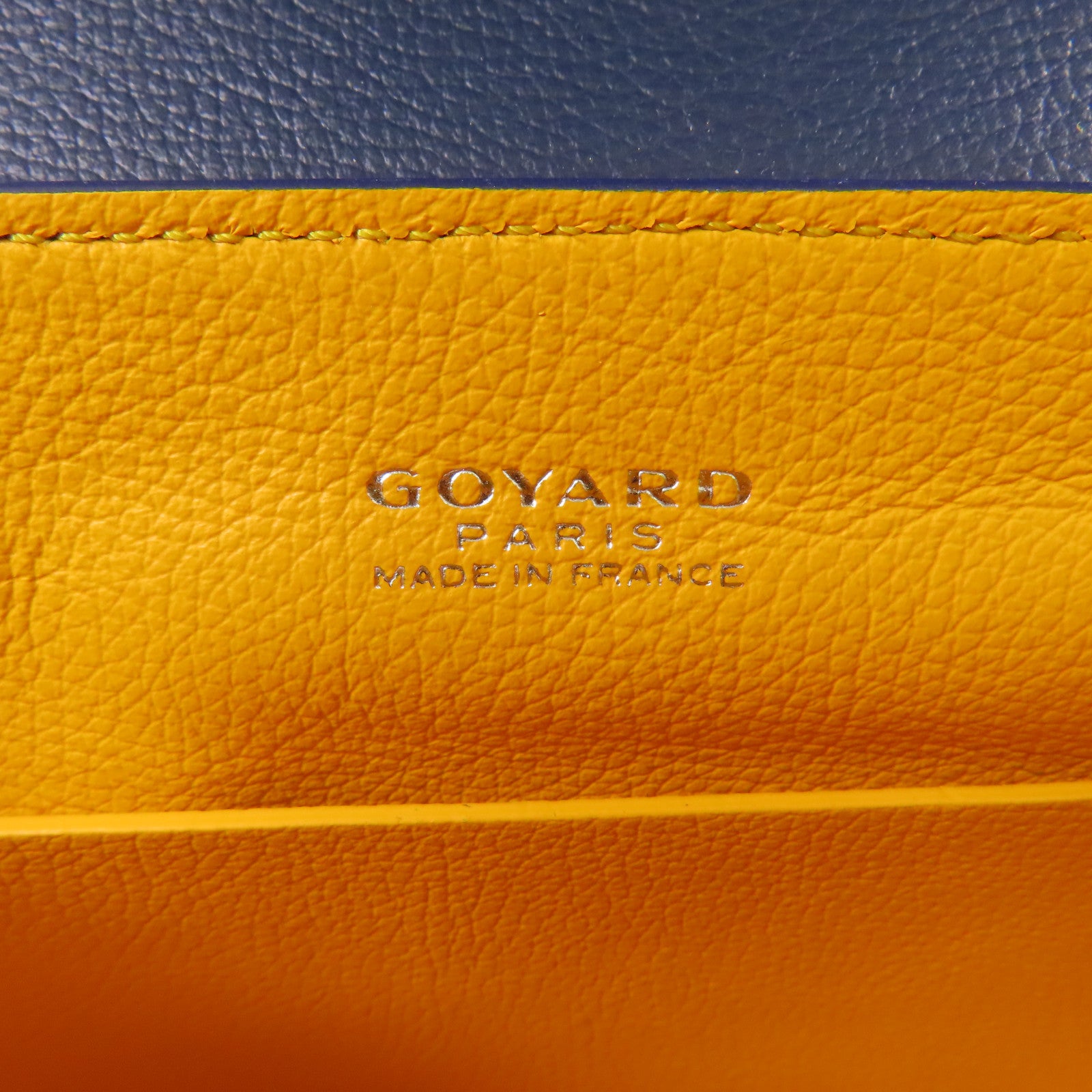 GOYARD SHW Saigon Souple Mini 2 Way Bag SAIGONMINTY07CL07P Coated Canvas Navy