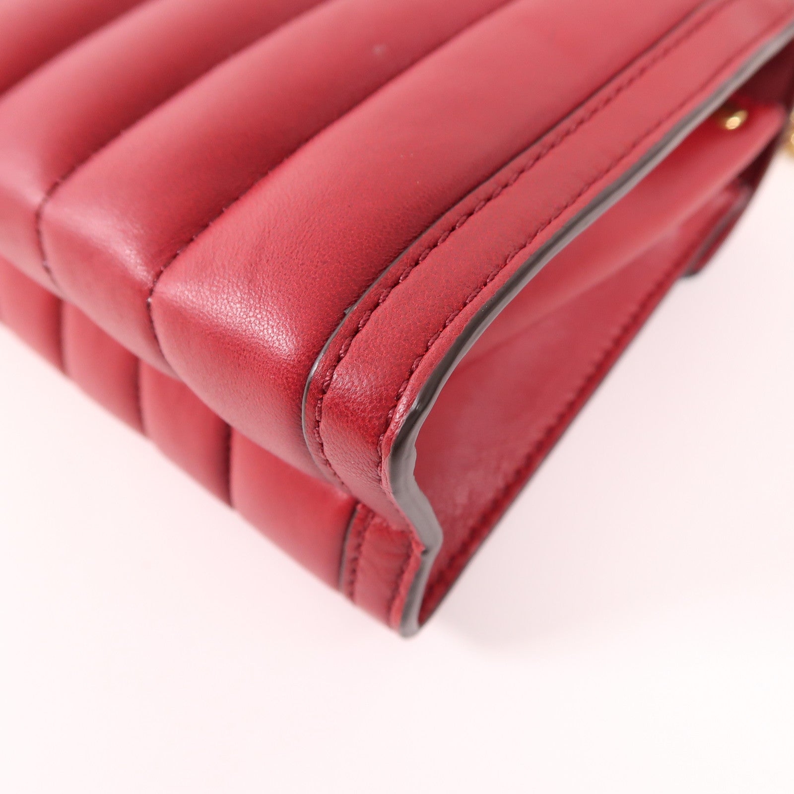 Michael Kors 羊皮皮革Shoulder Bag金扣鏈帶肩背袋