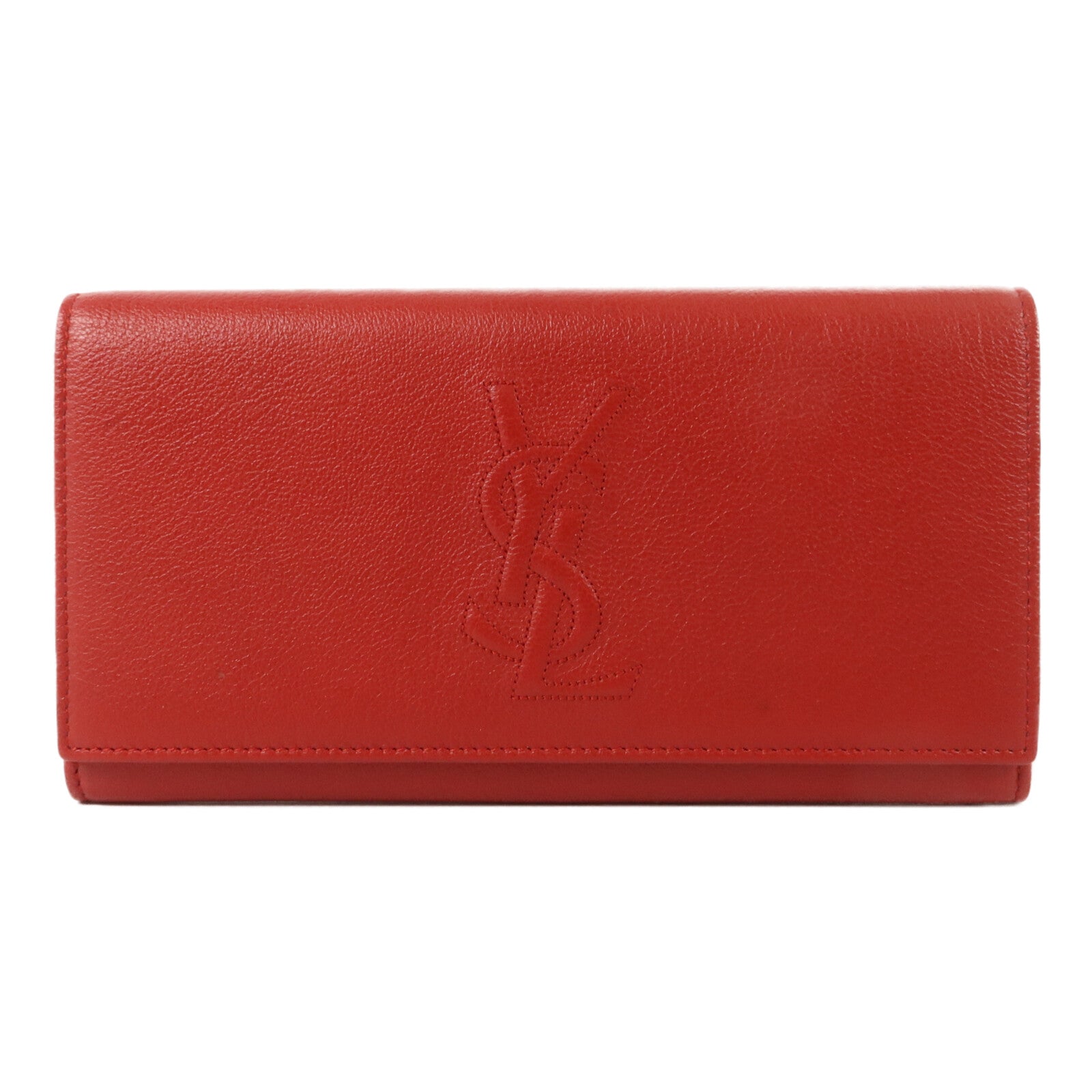 YVES SAINT LAURENT 牛皮皮革Long Wallet長錢包