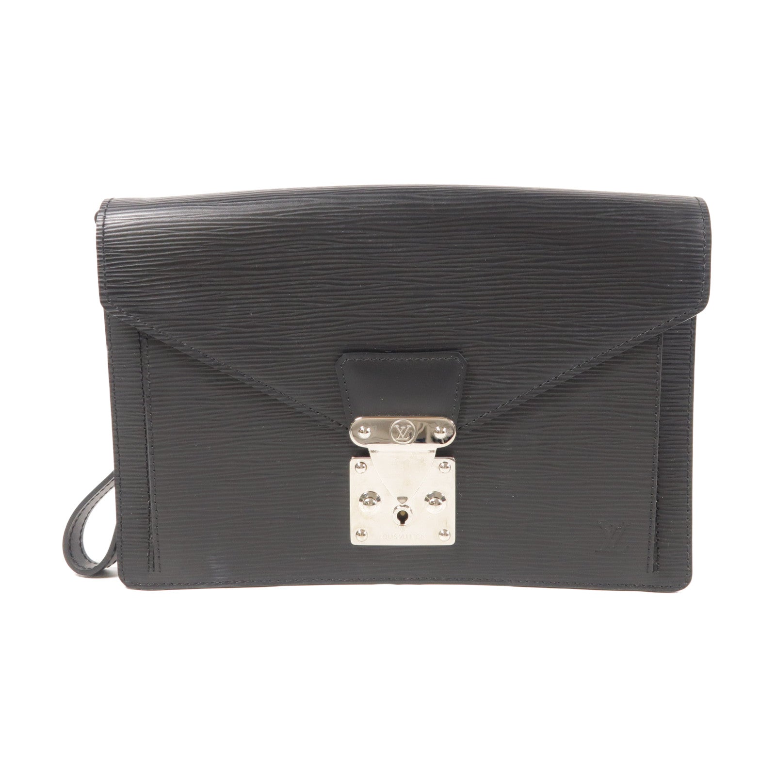 LOUIS VUITTON Epi Pochette Sellier Dra銀扣手拿包