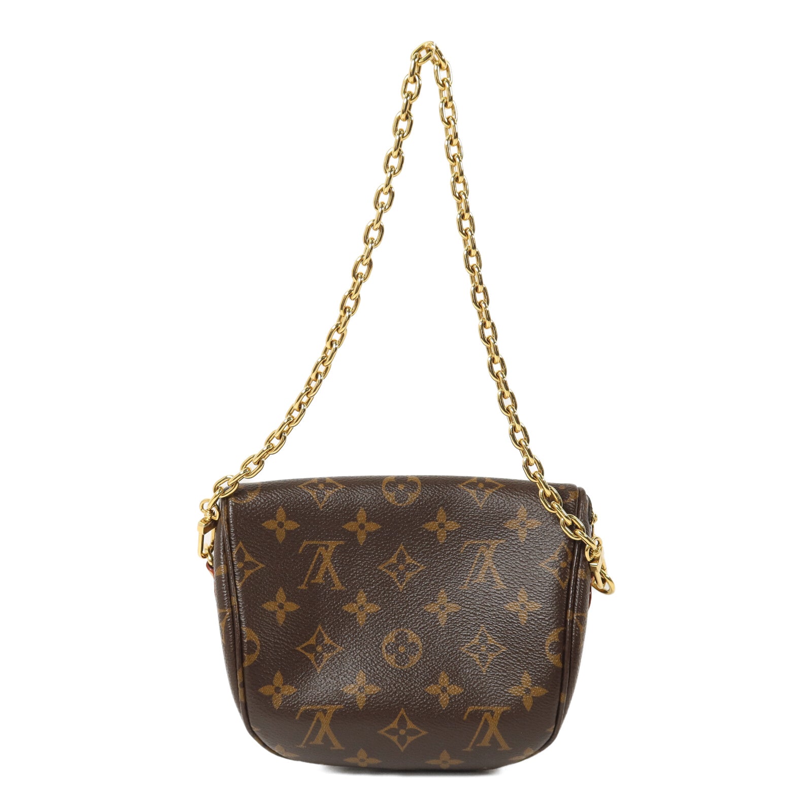 LOUIS VUITTON Monogram Mini Bumbag鏈帶手挽肩背兩用袋