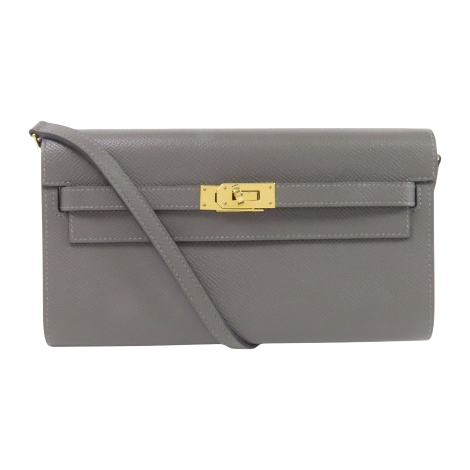 HERMES 【激減優惠】Epsom皮革Kelly To Go金扣肩背袋