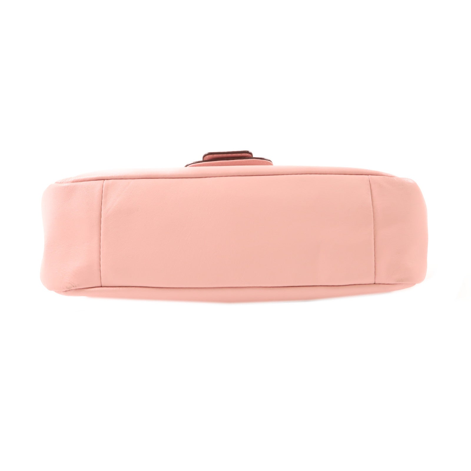 COACH 牛皮皮革2 Way Shoulder銀扣手挽肩背兩用袋粉紅色