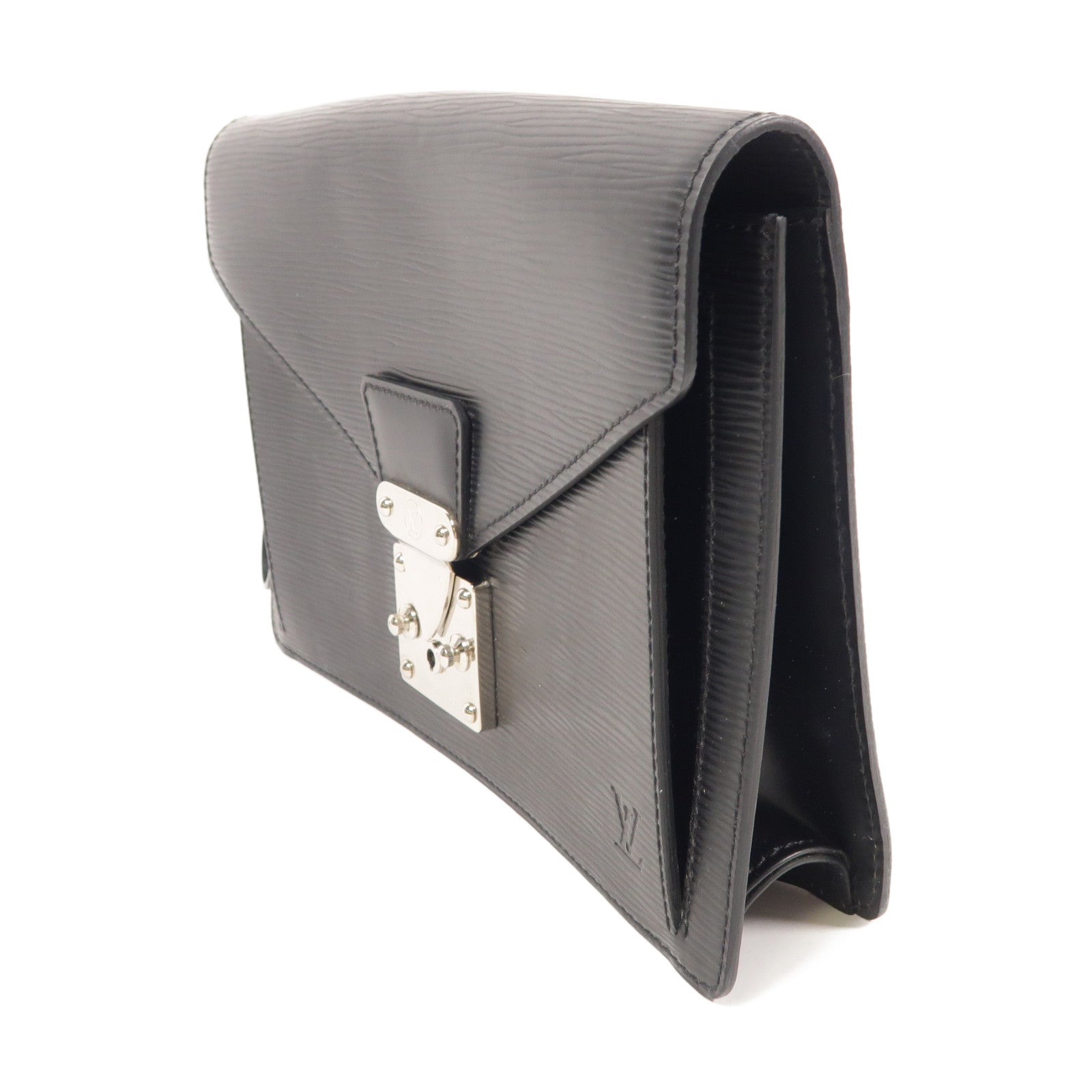 LOUIS VUITTON Epi Pochette Sellier Dra銀扣手拿包