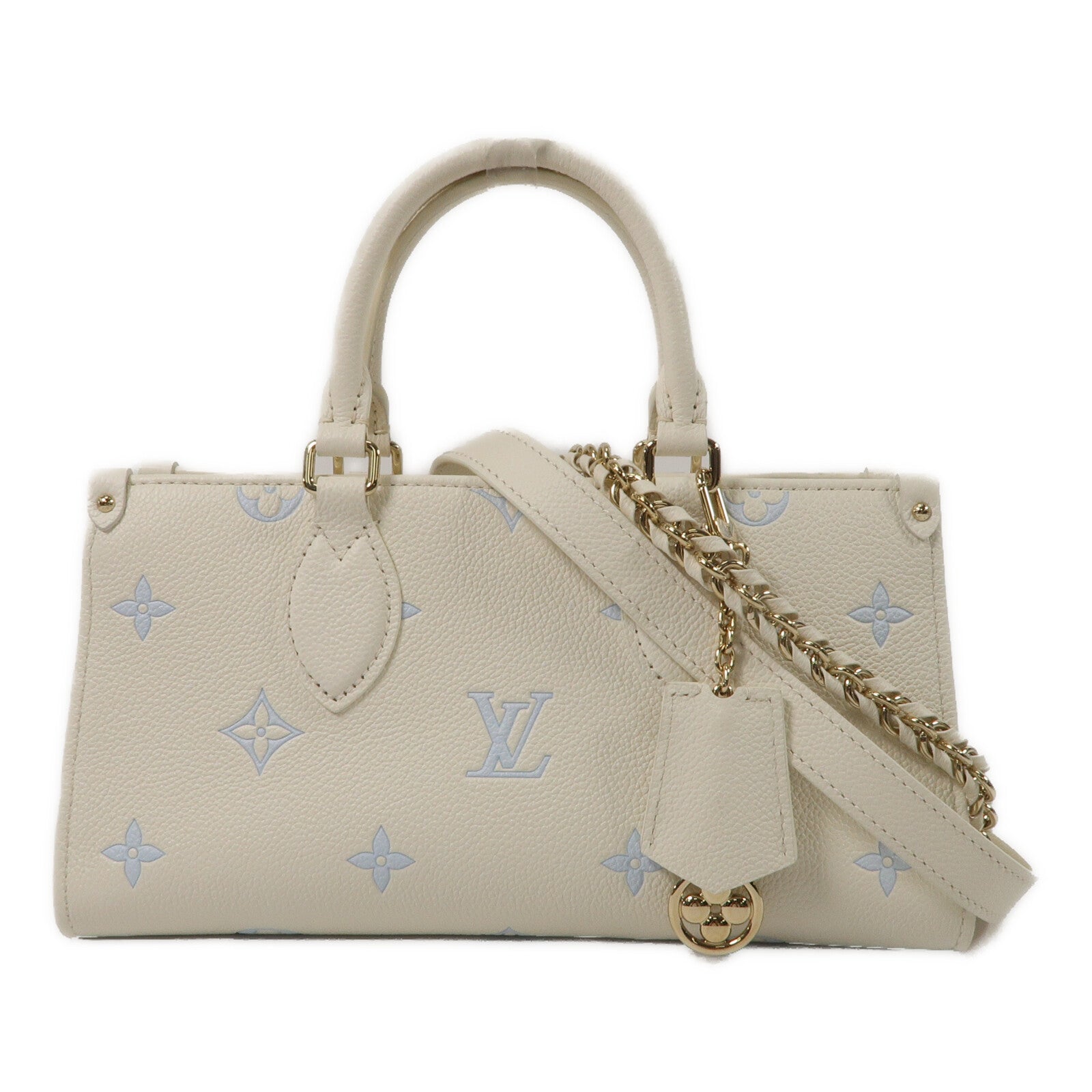 LOUIS VUITTON Monogram Empreinte On The Go East West手挽肩背兩用袋