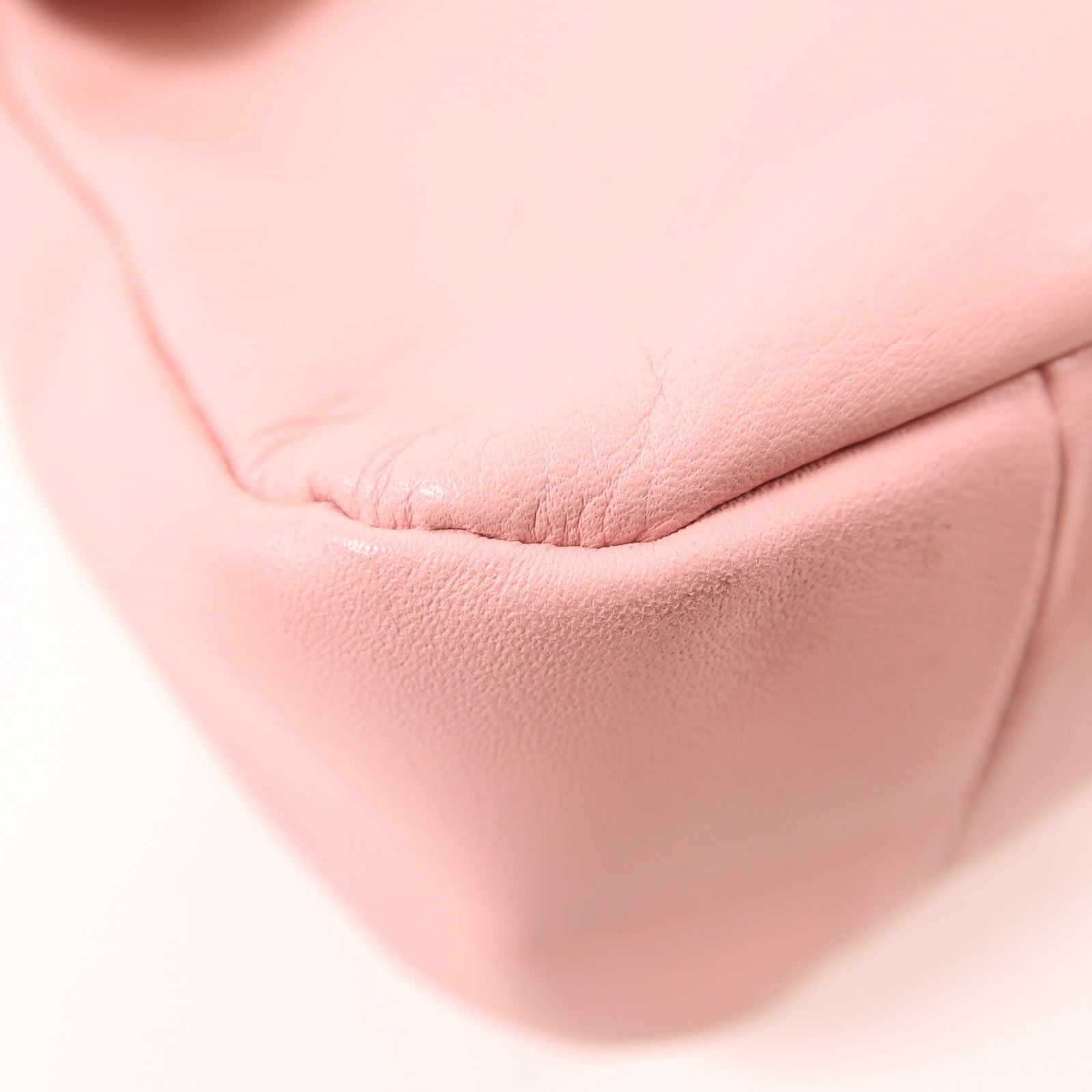 COACH 牛皮皮革2 Way Shoulder銀扣手挽肩背兩用袋粉紅色