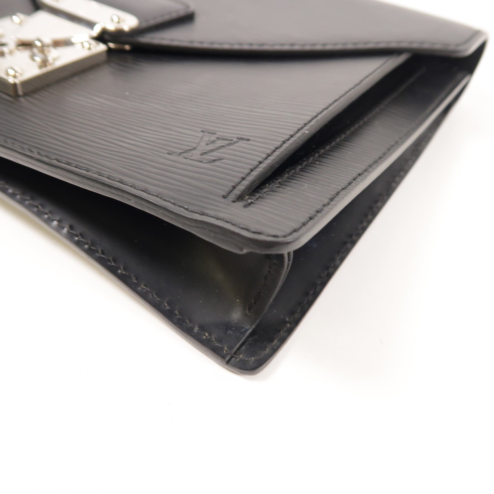 LOUIS VUITTON Epi Pochette Sellier Dra銀扣手拿包