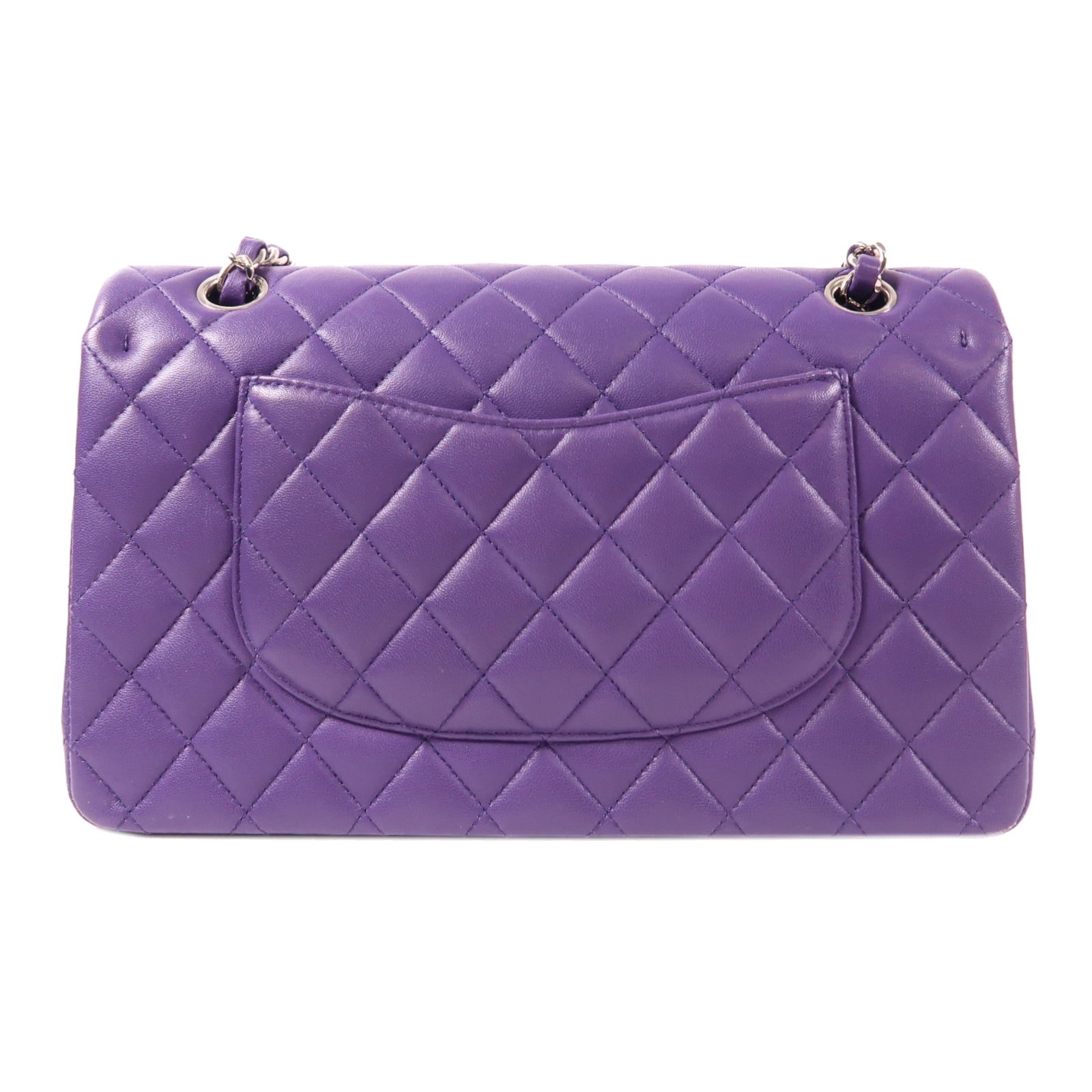 CHANEL 牛皮皮革Classic 25銀扣鏈帶肩背袋