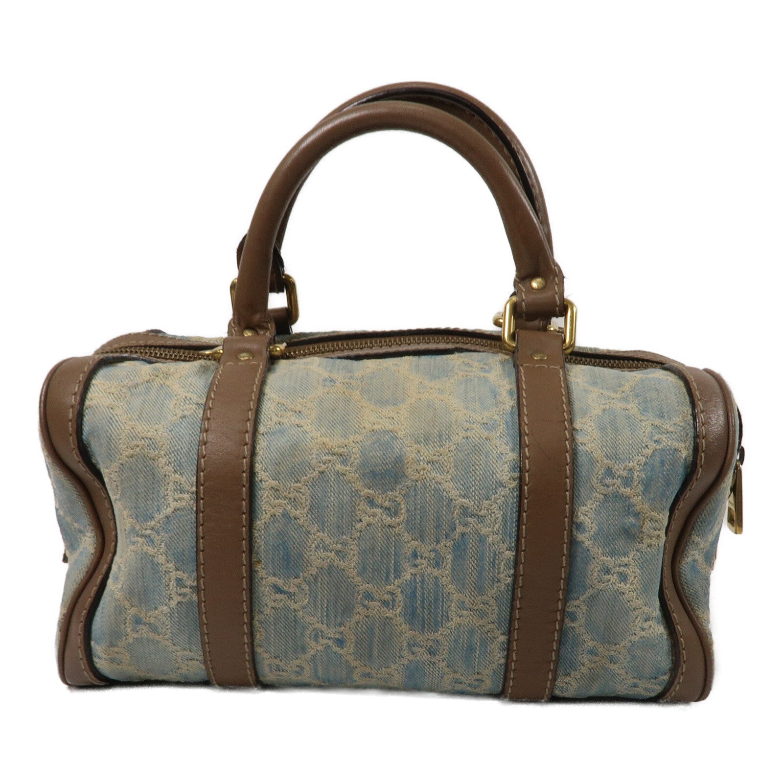 GUCCI 牛仔布Boston Bag手挽袋