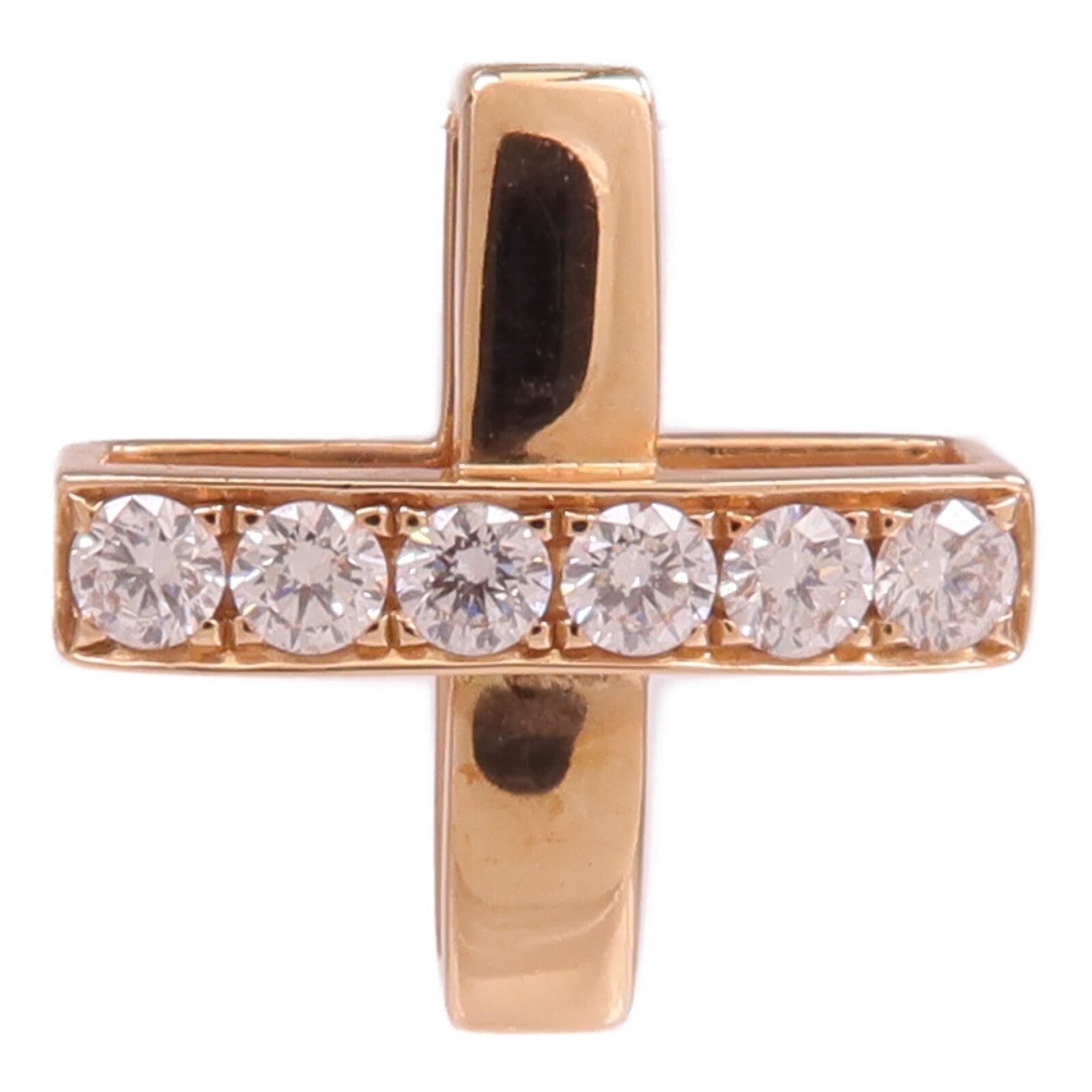 JEWELRY 【激減優惠】18K玫瑰金Diamond Pendant Top鑽石吊墜