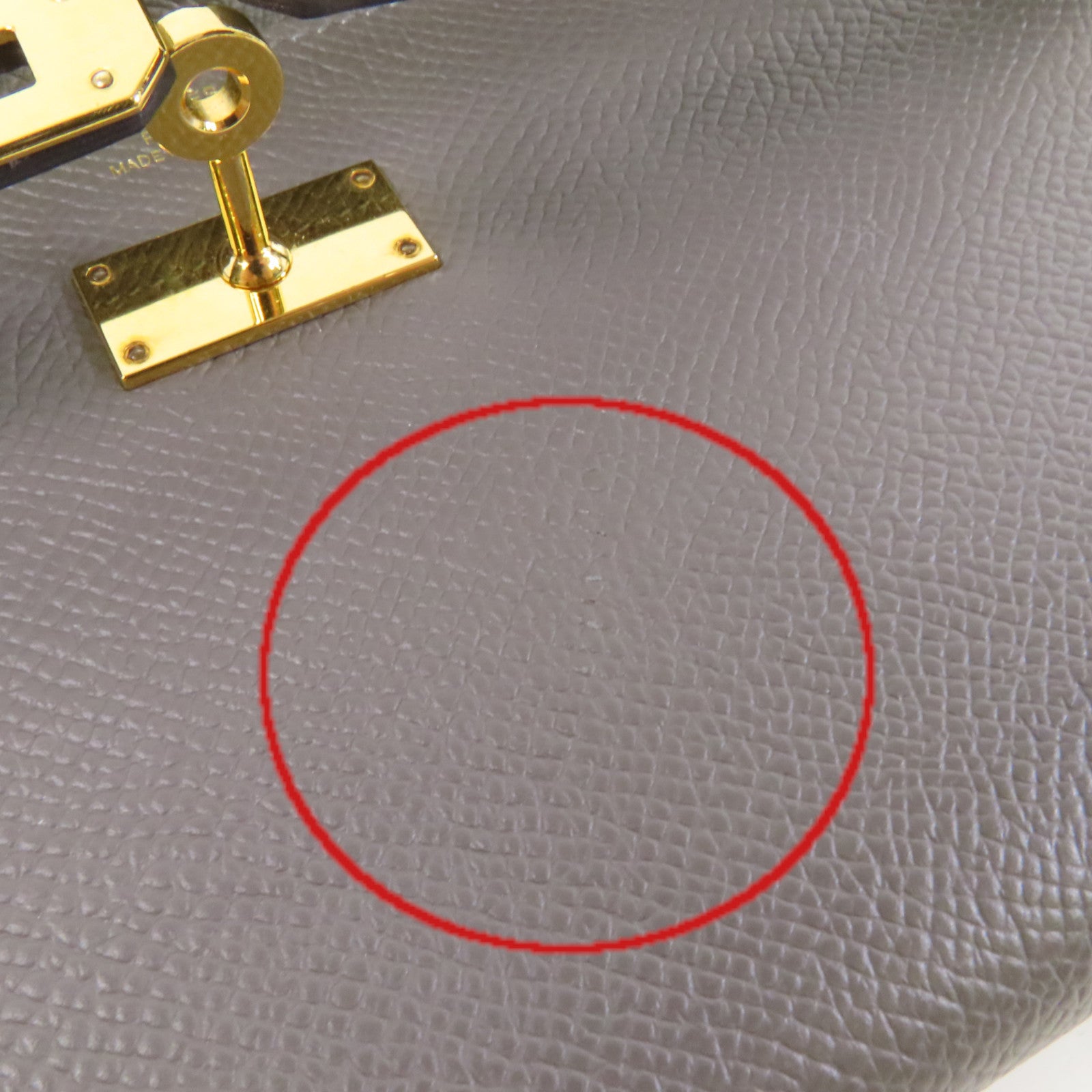 HERMES Epsom皮革Kelly To Go金扣肩背袋