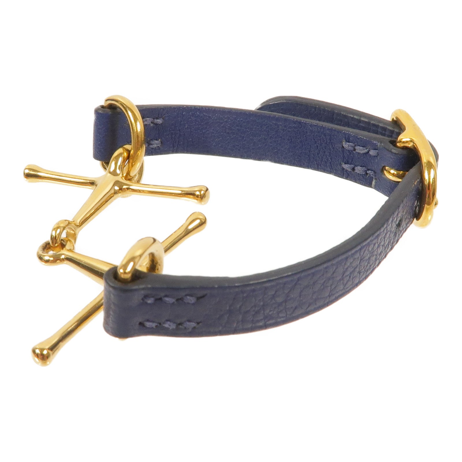 HERMES 羊皮皮革Mors Bracelet手鏈