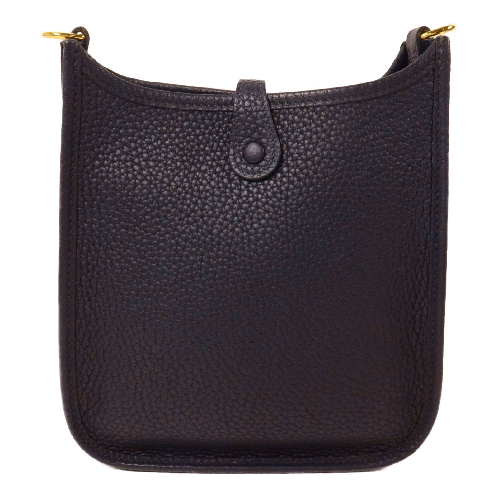 HERMES Clemence皮革Evelyne TPM肩背袋Bleu Nuit