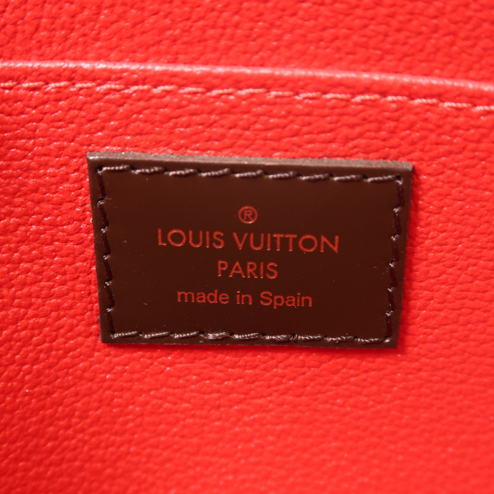 LOUIS VUITTON Damier Make Up Bag PM金扣化妝袋