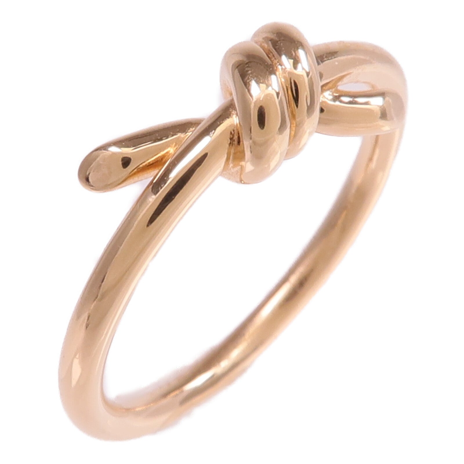 TIFFANY&CO 18K玫瑰金Knot Ring戒指US#6.5