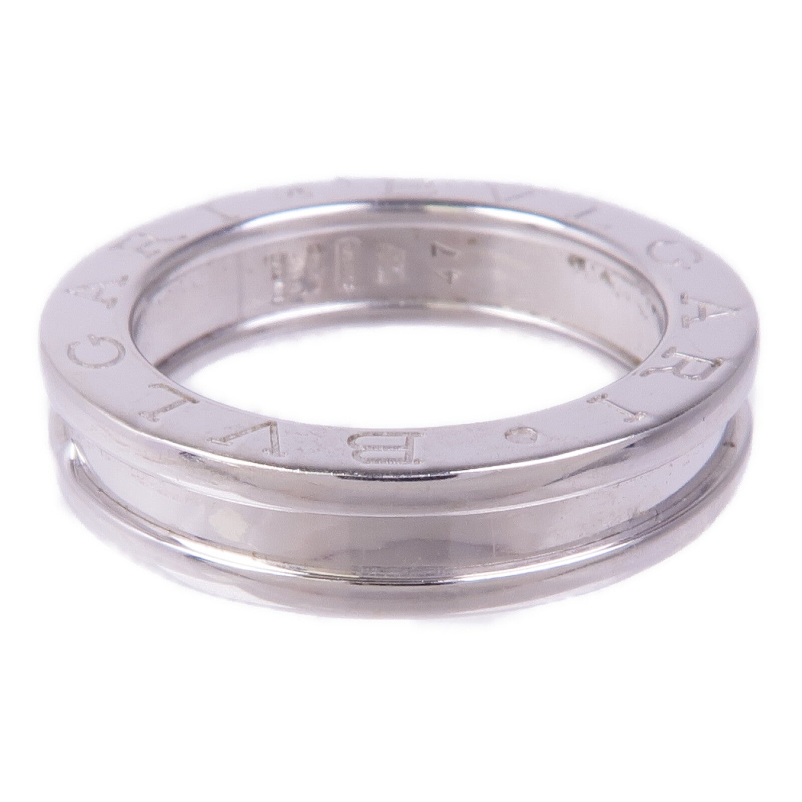 BVLGARI 18K白金B.Zero1 Ring戒指Bvlgari#47/US#4