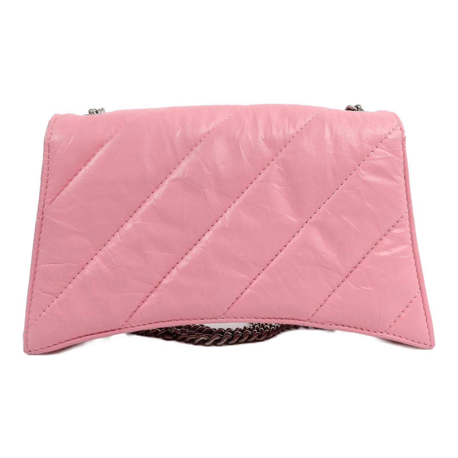 BALENCIAGA 牛皮皮革Crush Chain Quilted Bag鏈帶肩背袋