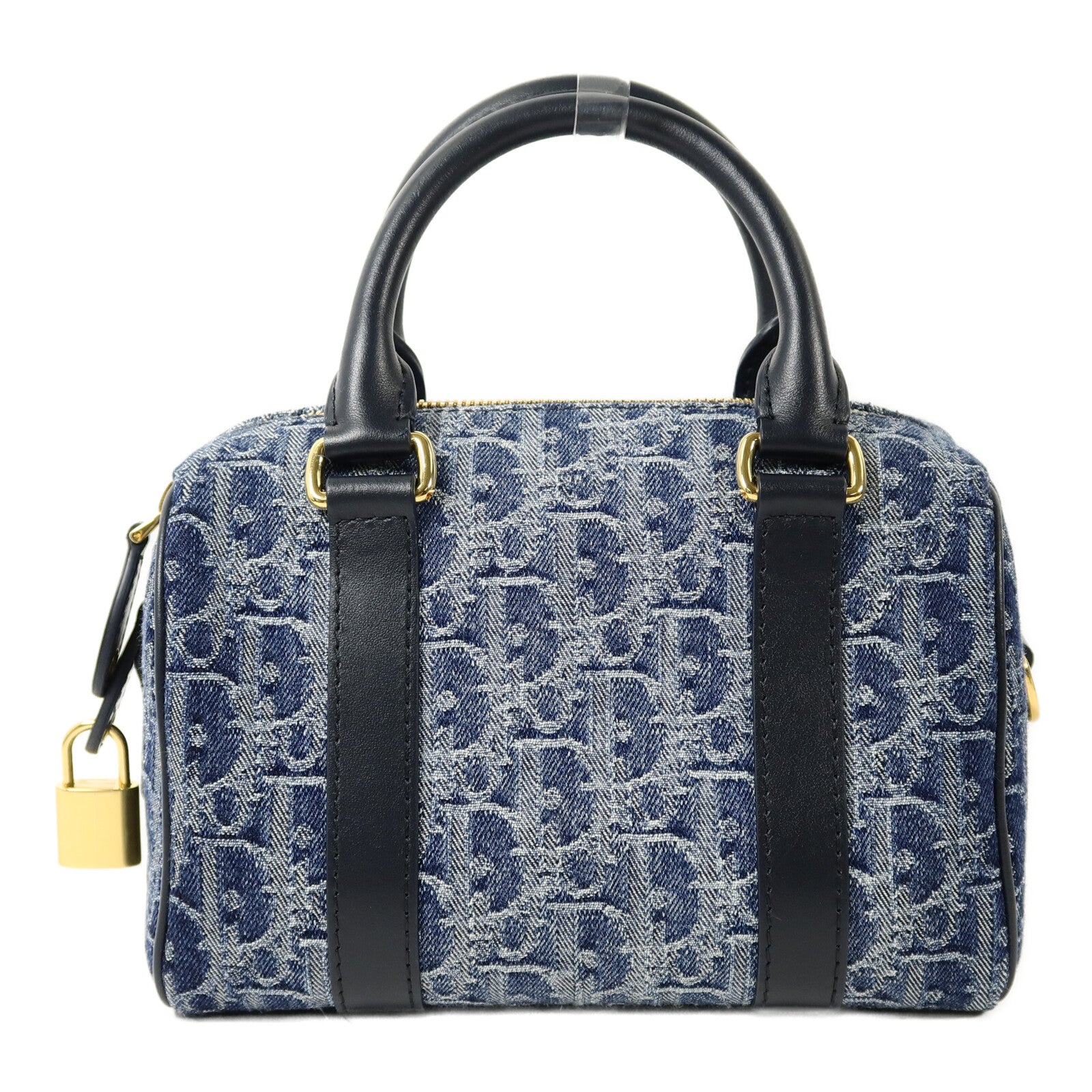 Dior 牛仔布Boston Bag手挽肩背兩用袋