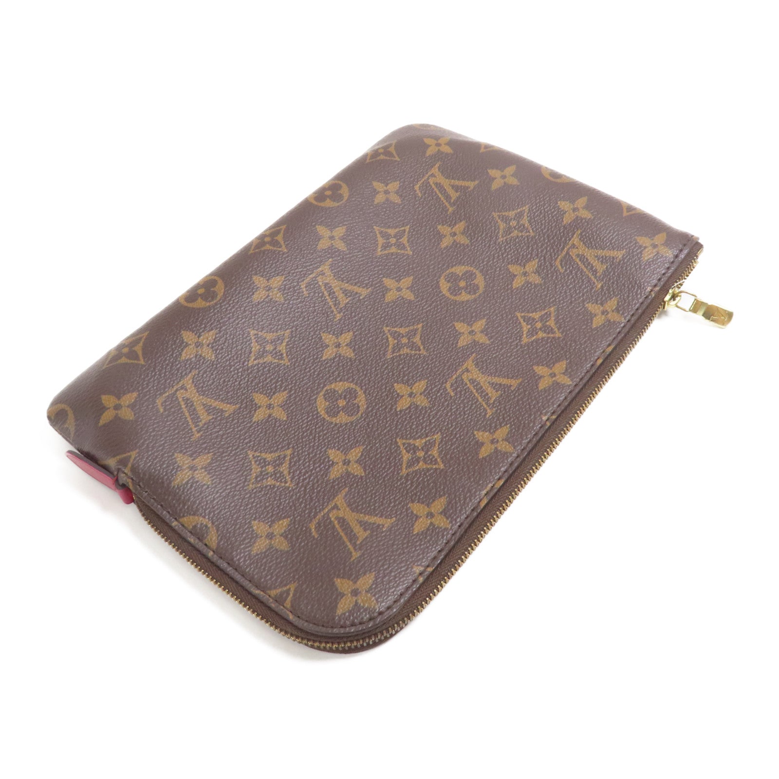LOUIS VUITTON Monogram Etui Voyage PM手拿包棕色
