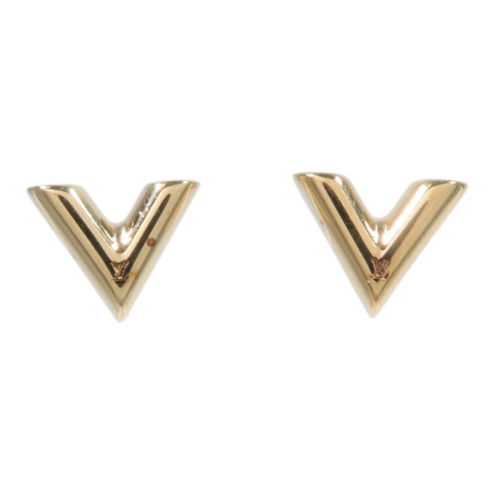 LOUIS VUITTON 金屬Essential V Stud Earrings耳環