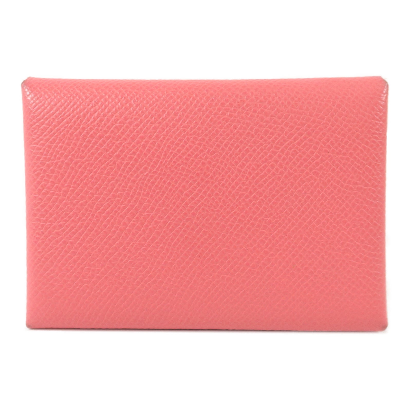 HERMES Epsom皮革Calvi Duo卡片套Rose Azalee – Brand Off Hong Kong