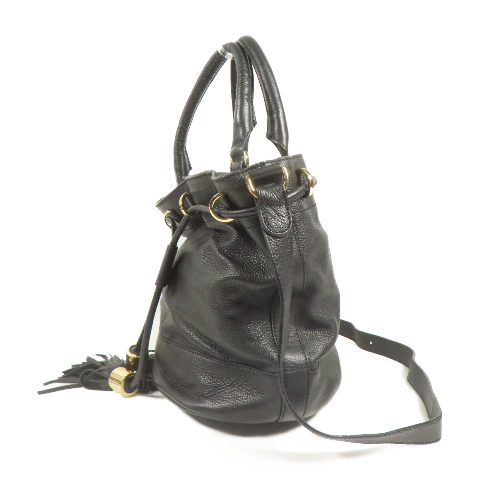 SEE BY CHLOE 牛皮皮革Shoulder Bag金扣肩背袋