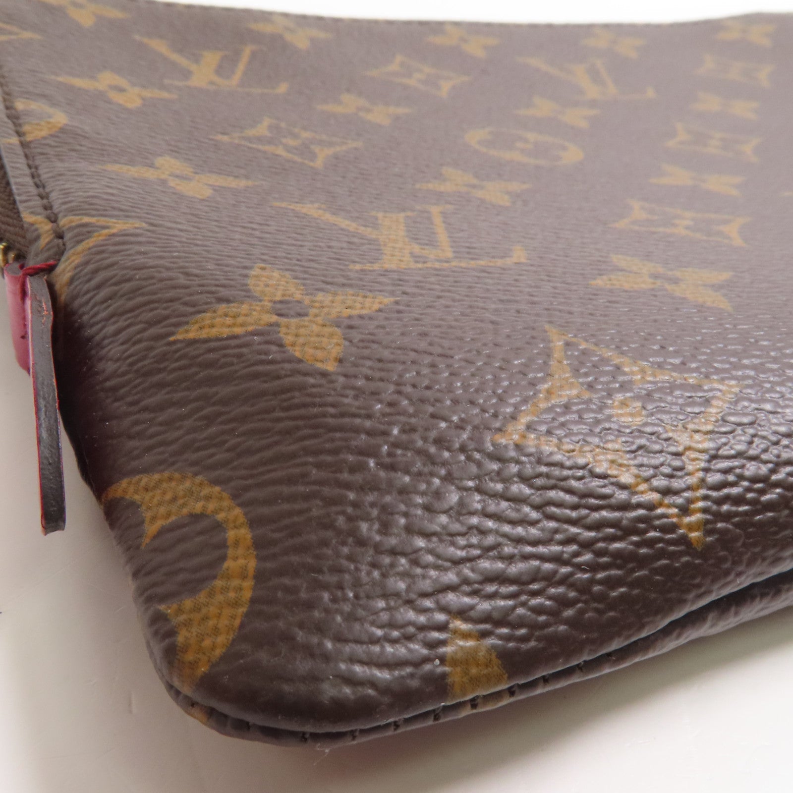 LOUIS VUITTON Monogram Etui Voyage PM手拿包棕色