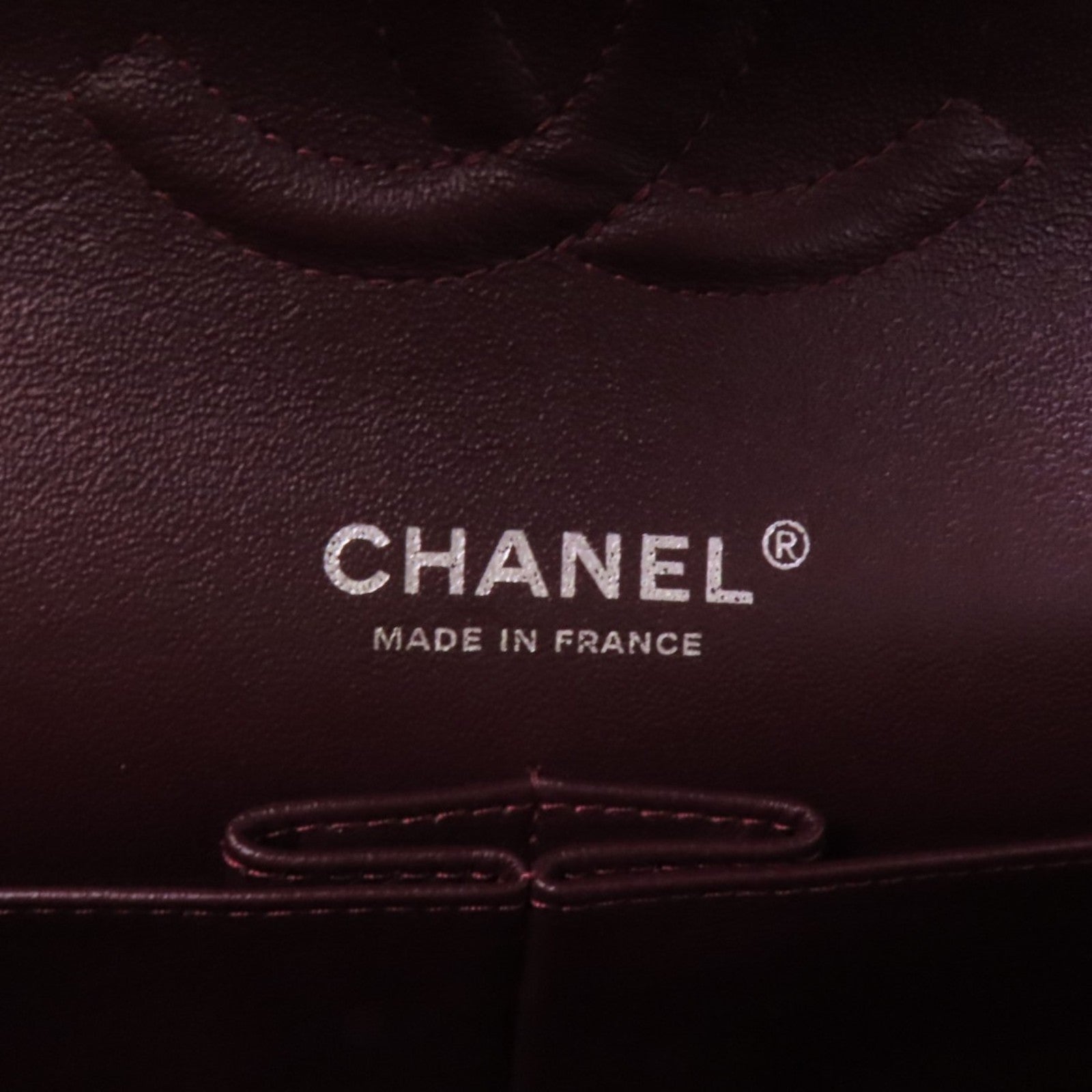 CHANEL 牛皮皮革Classic 25銀扣鏈帶肩背袋