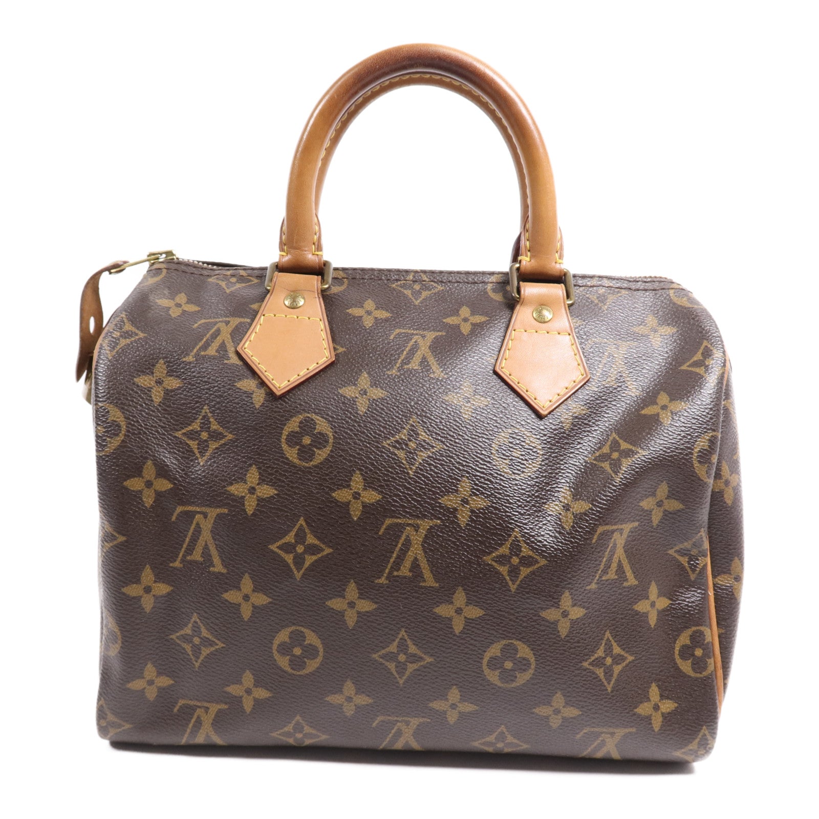 LOUIS VUITTON Monogram Speedy 25金扣手挽袋