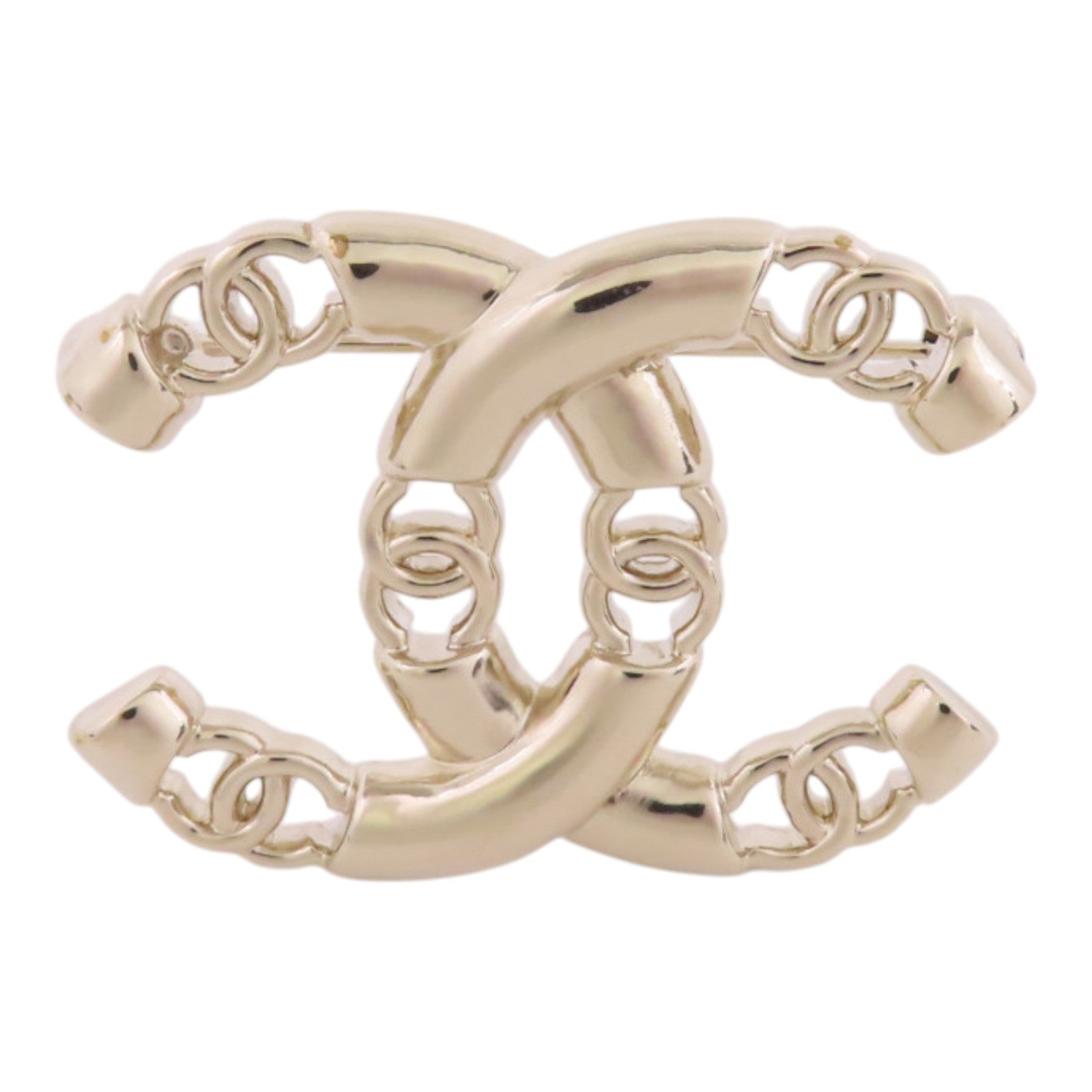 CHANEL 金屬/CC Brooch金扣胸針