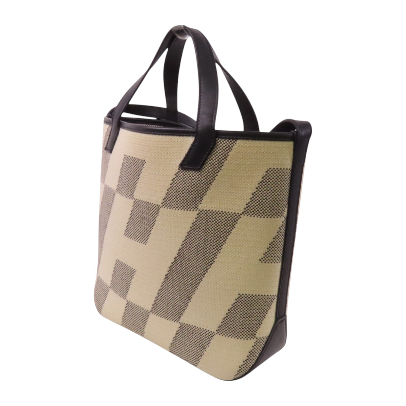 HERMES 帆布Cabas H en Biais 27手挽肩背兩用袋