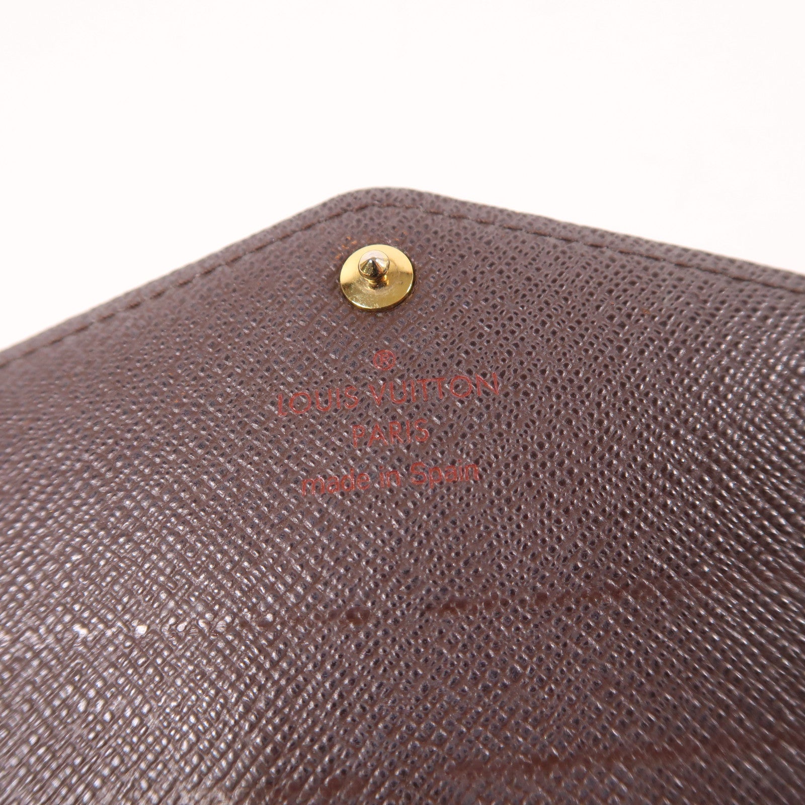 LOUIS VUITTON (PRICE DOWN) LV GHW Sarah Long Wallet N63209 Damier Ebene Brown