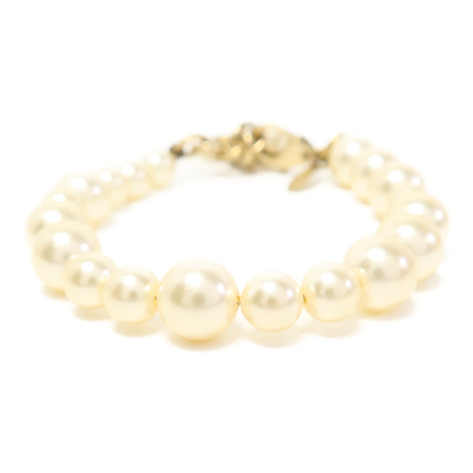 CHANEL 金屬/水晶Bracelet手鏈