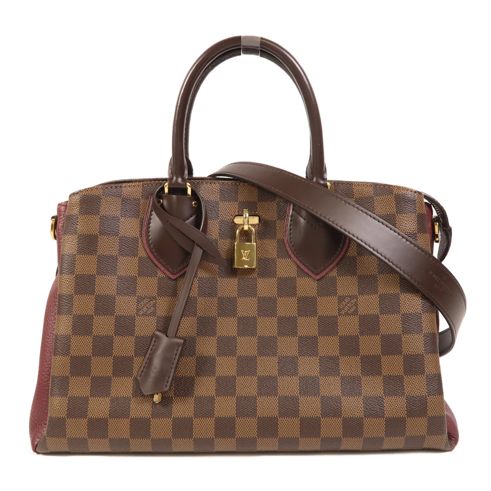 LOUIS VUITTON 【激減優惠】Damier Normandy金扣手挽肩背兩用袋