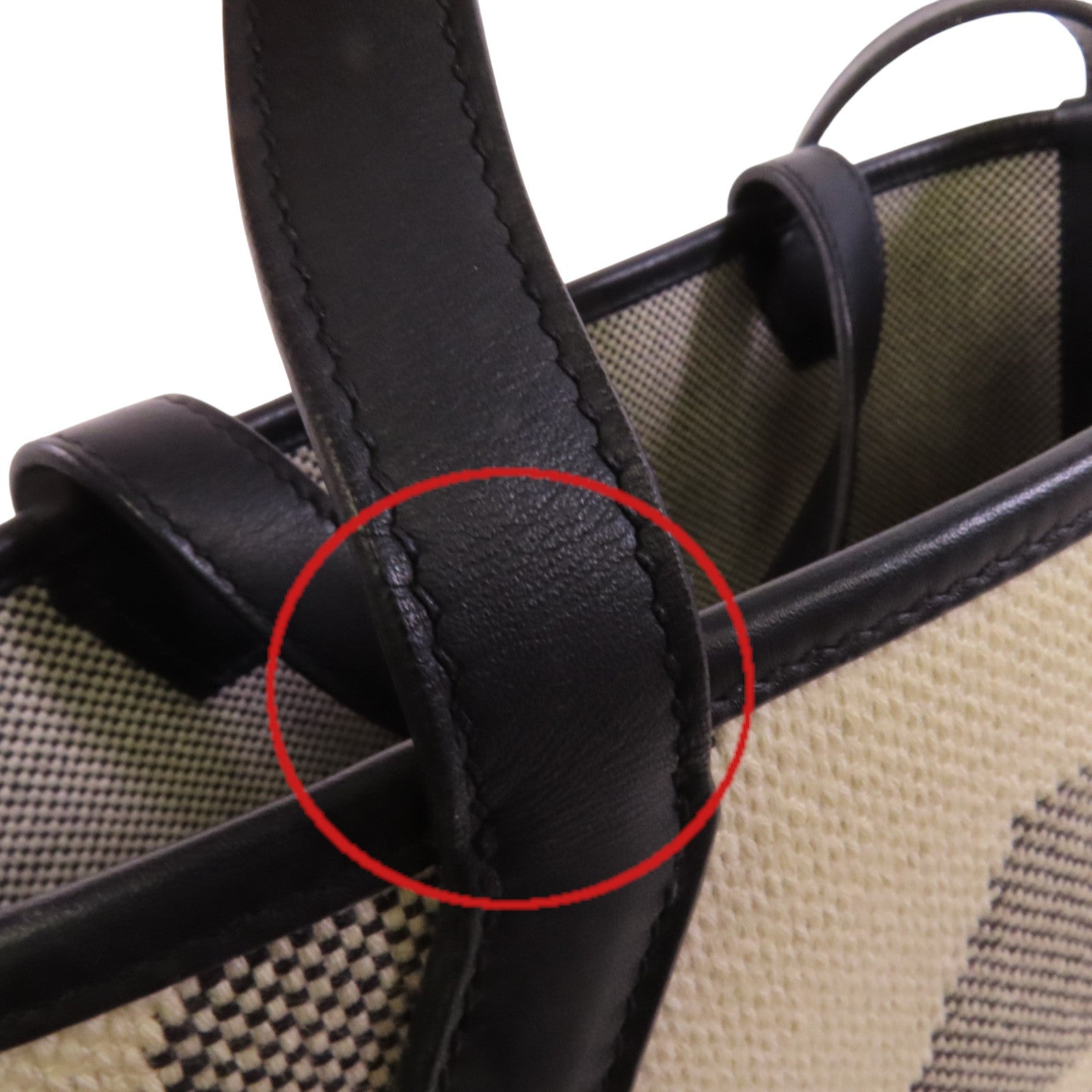 HERMES 帆布Cabas H en Biais 27手挽肩背兩用袋