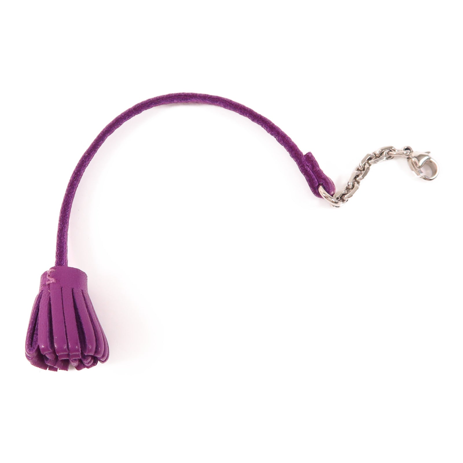 HERMES PHW Carmencita Swift Leather Purple