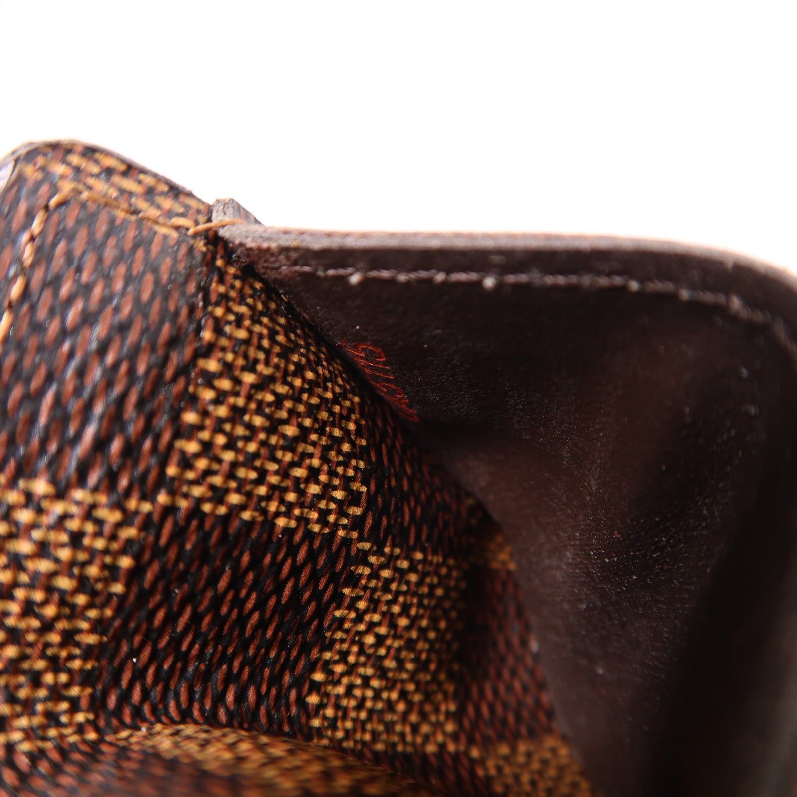 LOUIS VUITTON (PRICE DOWN) LV GHW Sarah Long Wallet N63209 Damier Ebene Brown