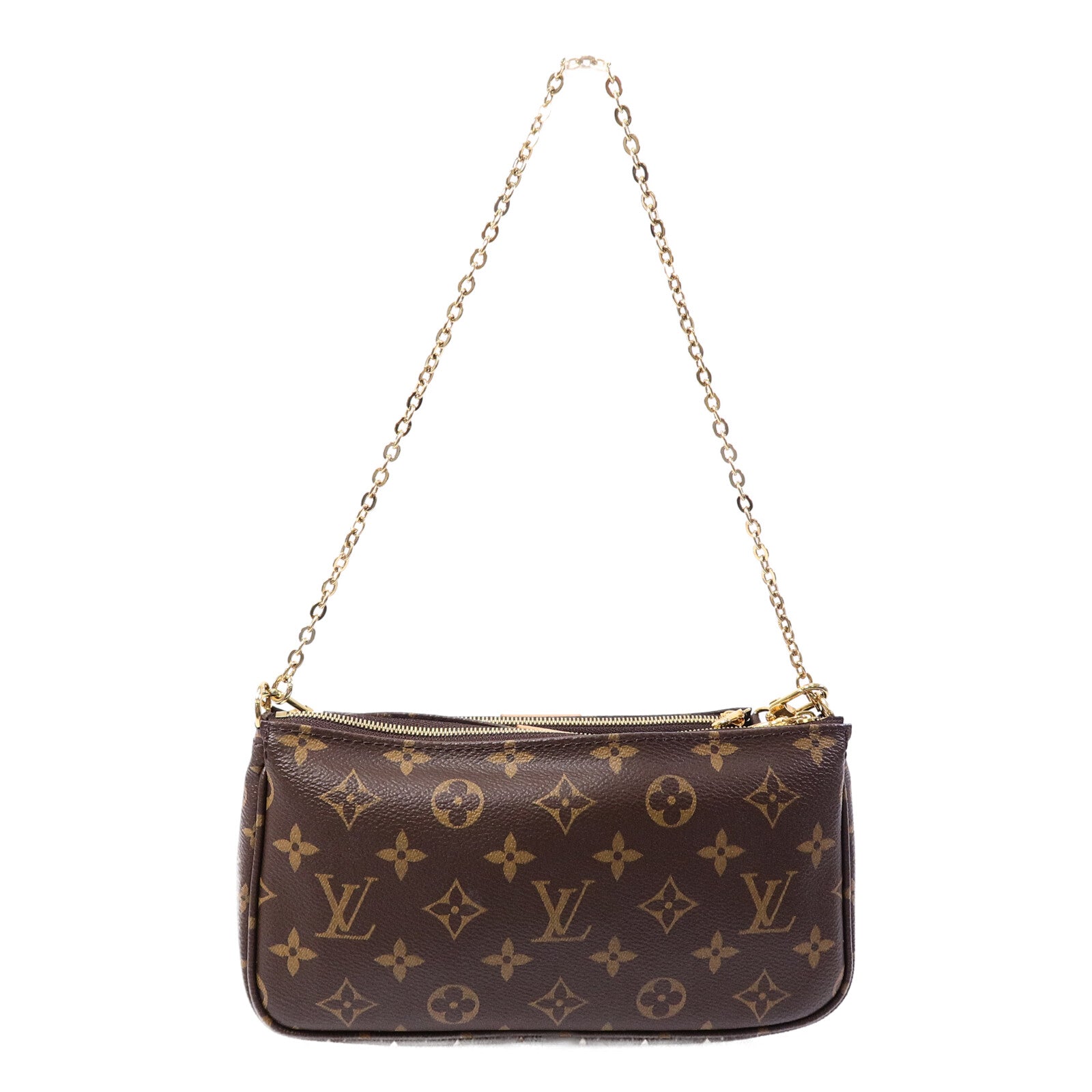 LOUIS VUITTON Monogram Multi Pochette Accessoires金扣肩背袋