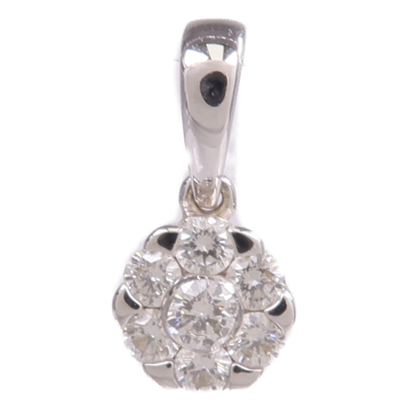 JEWELRY 18K白金Diamond Pendant Top鑽石吊墜