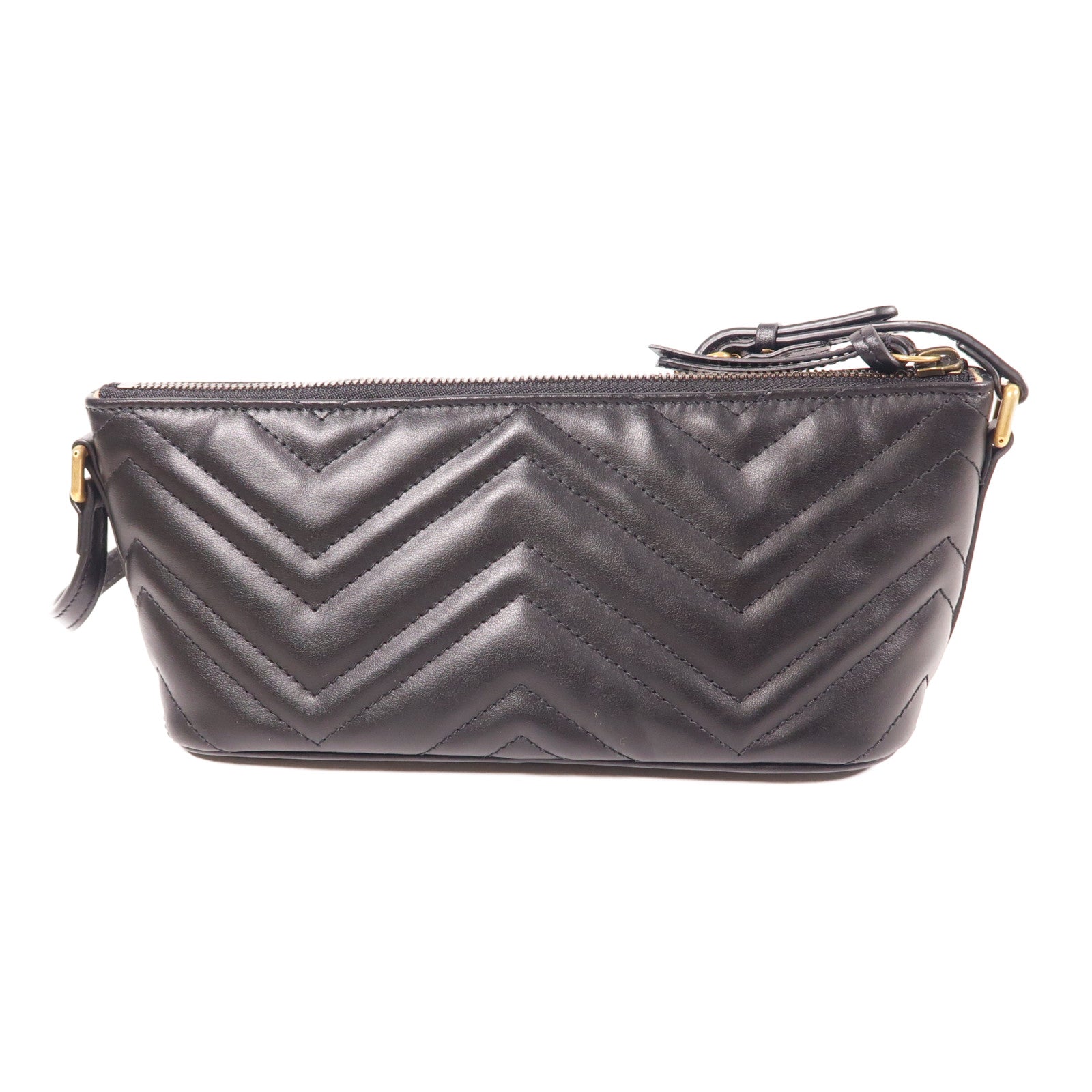 GUCCI 牛皮皮革Marmont金扣肩背袋