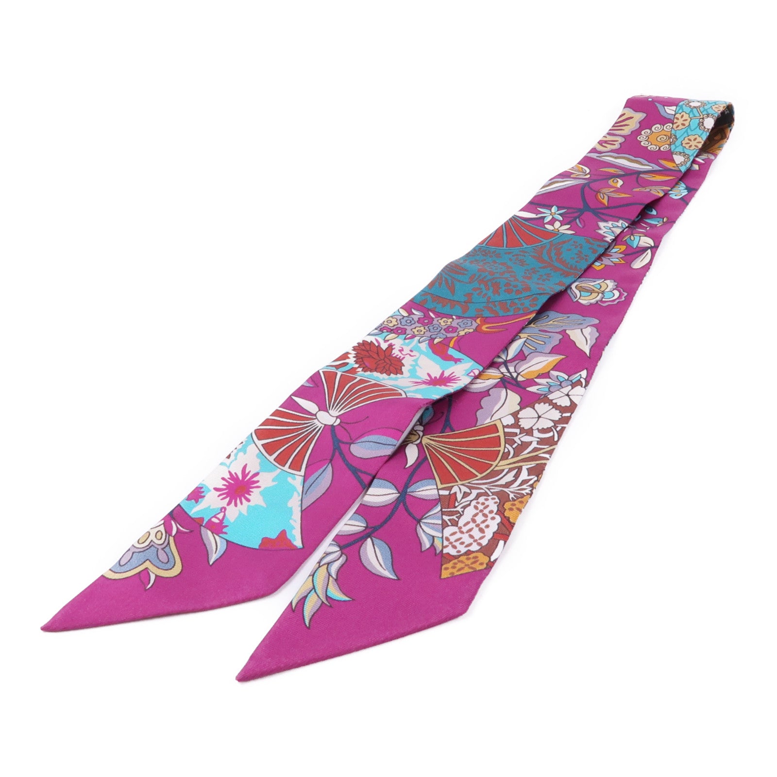 HERMES 絲質Twilly絲巾