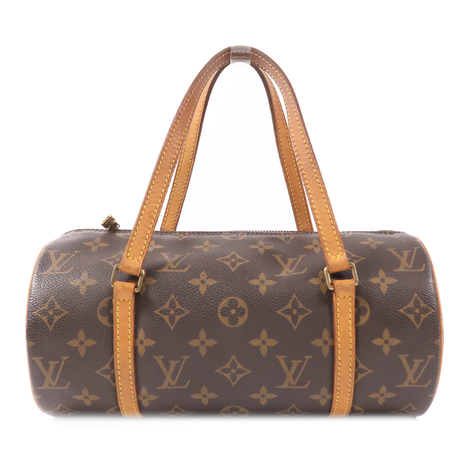 LOUIS VUITTON Monogram Papillon PM金扣手挽袋