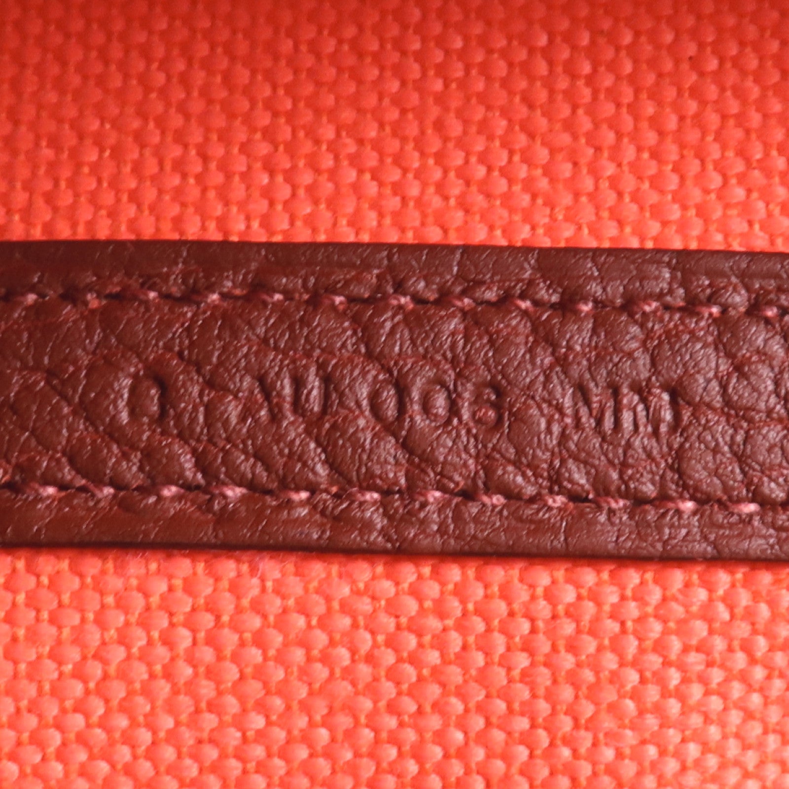 HERMES 帆布Garden Party TPM銀扣手挽袋