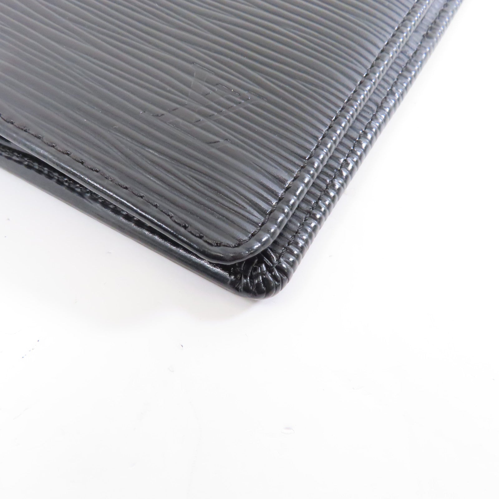 LOUIS VUITTON 【激減優惠】Epi Long Wallet銀扣長錢包黑色