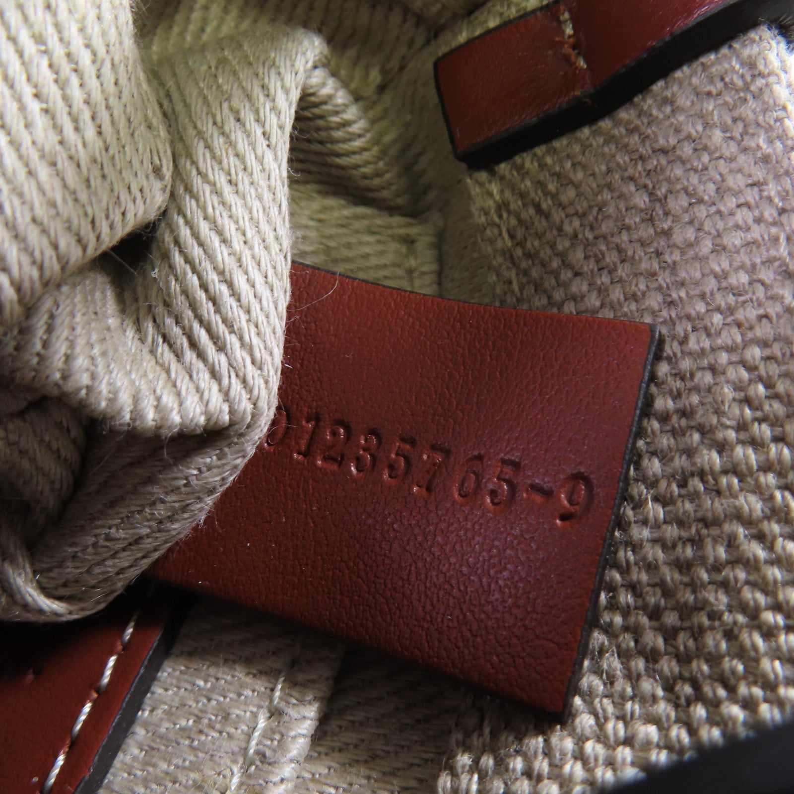 Chloe 帆布Woody Nano Tote Shoulder Bag肩背袋杏色/啡色